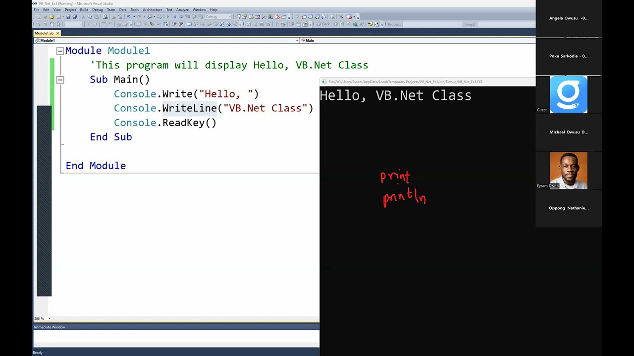 Visual Basic .Net Program Structure & Basic Elements | VB.NET