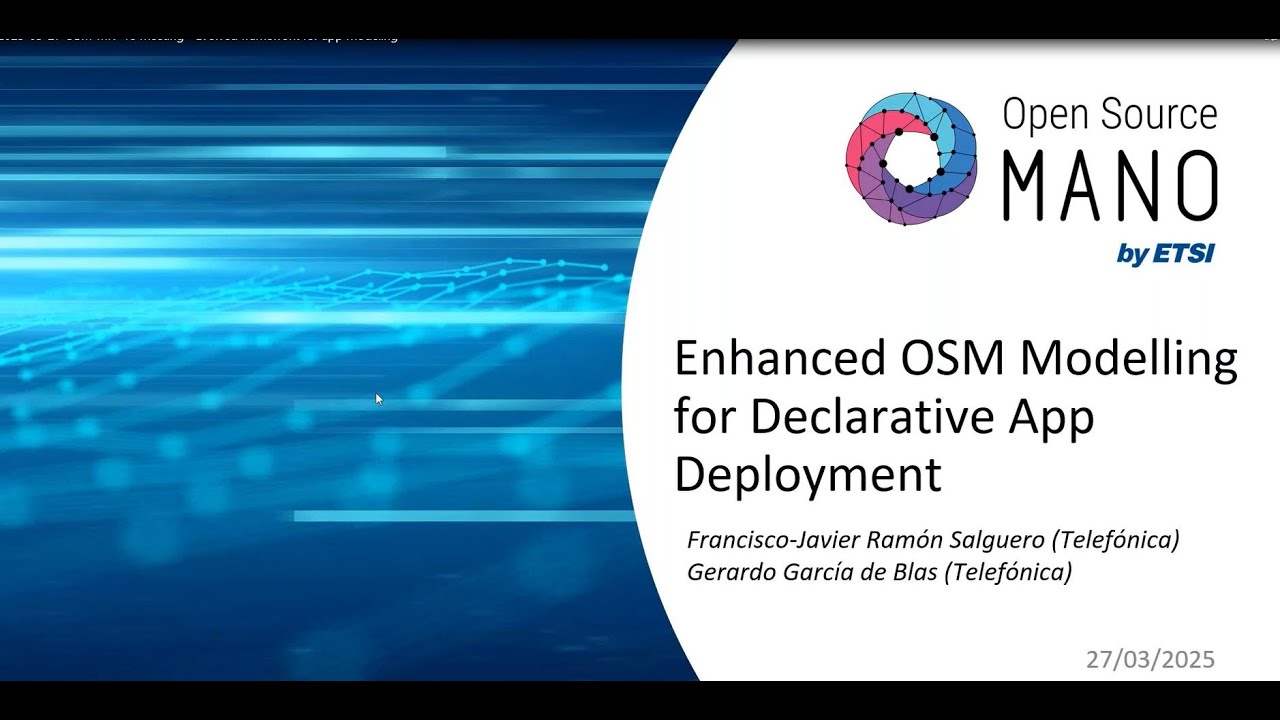 OSM-MR#18  Evolved framework for app modelling