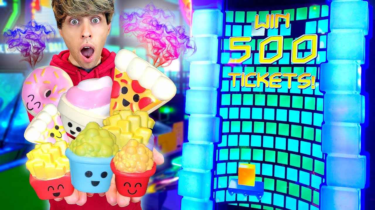The UNTHINKABLE Happened Winning & Opening MYSTERY SCENTED SQUISHIES at the Arcade!
