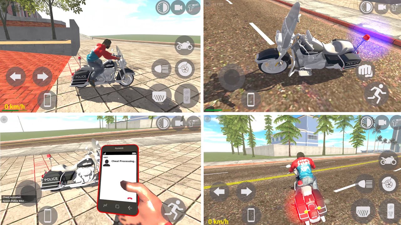 New Update POLICE BIKE Cheat Code In Indian Bike Driving 3D 🤑| Indian Bike Driving 3d New Update