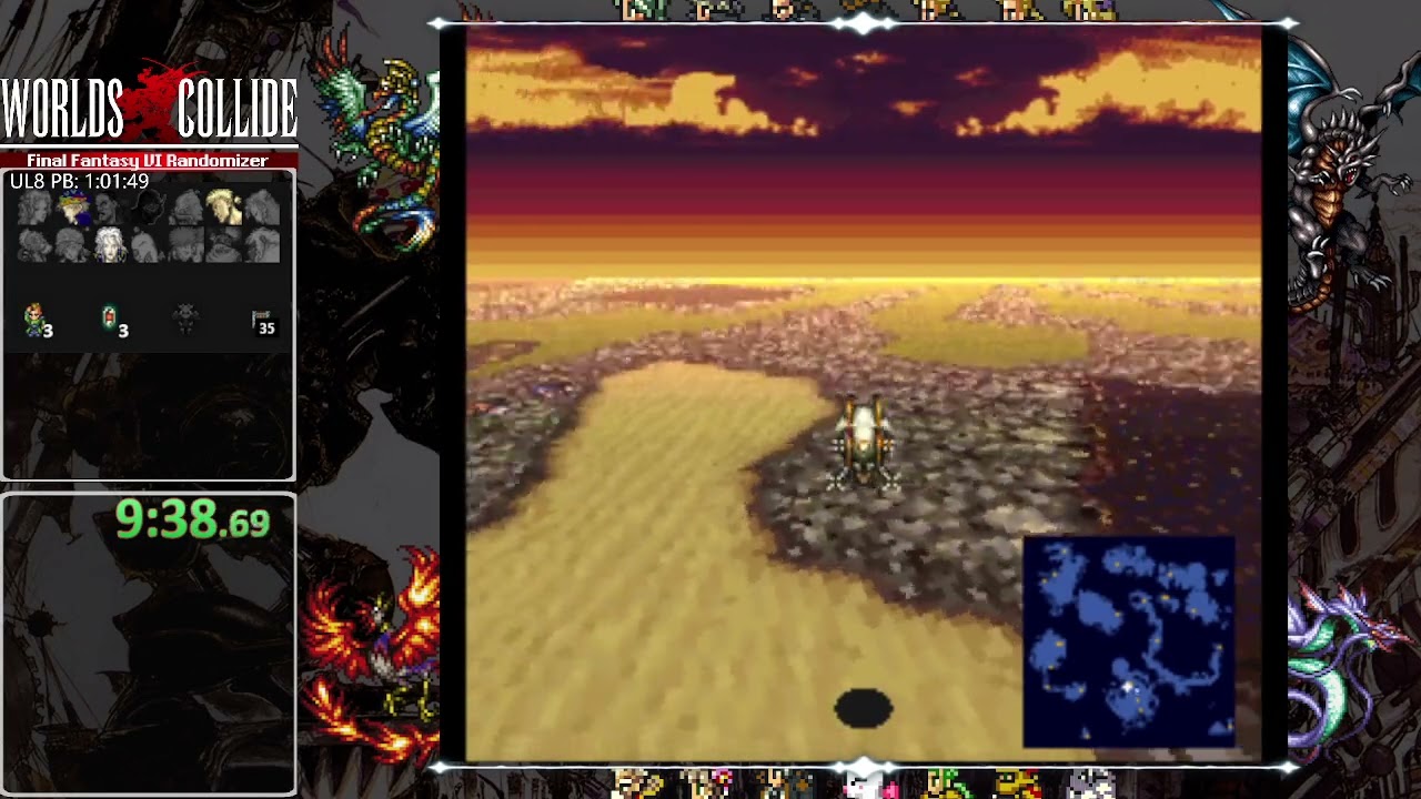 Final Fantasy 6 Worlds Collide - Moogle Mob Wiggles Async 1-8-26 - Talk-Through Run