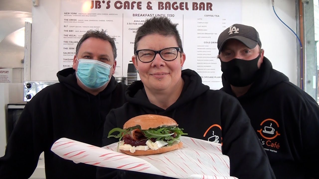 JB's Caf&eacute; & Bagel Bar in Tiverton Pannier Market