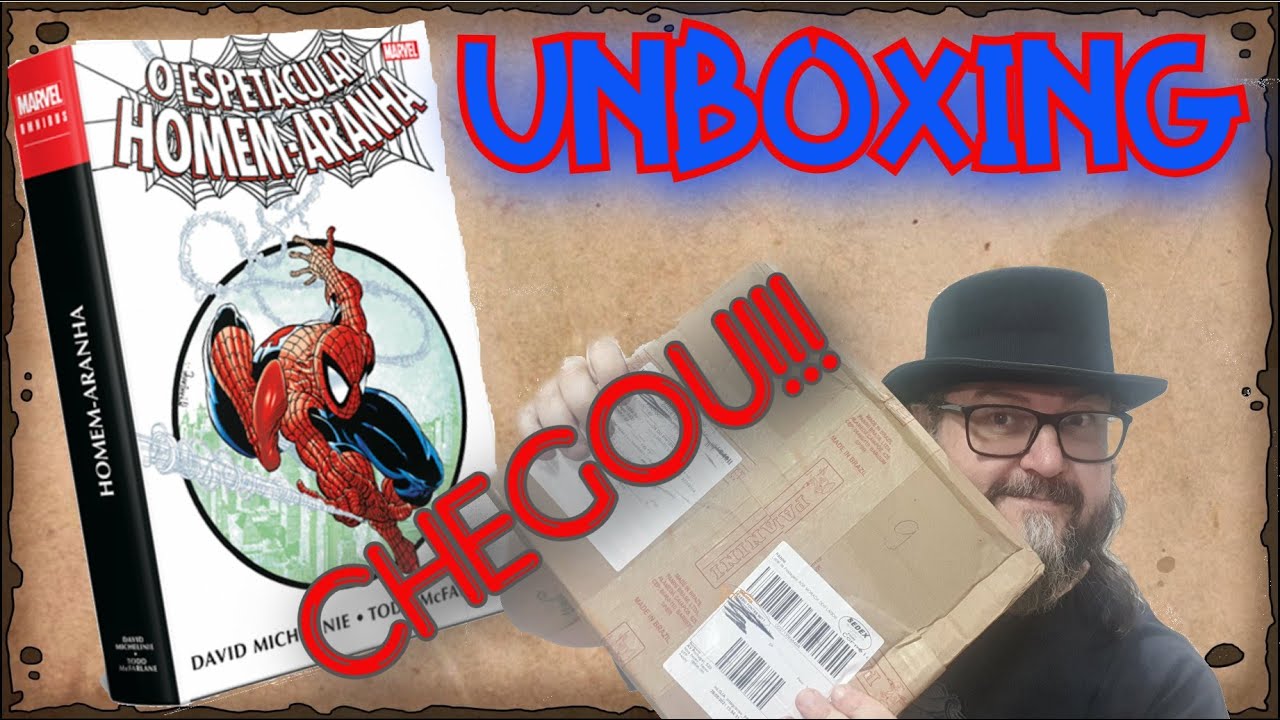 UNBOXING - OMNIBUS HOMEM ARANHA - Minha coleção - Série HQ´s
