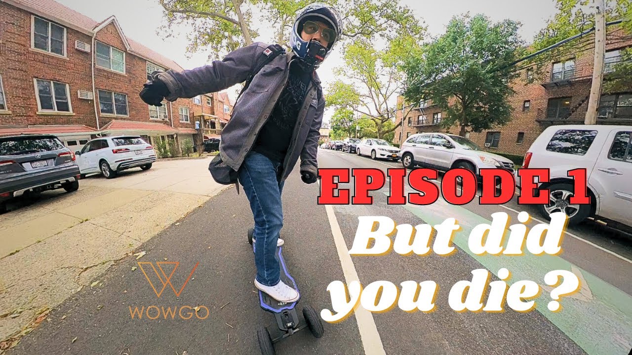 Episode 1 Learning to Esk8- Day 1 on the WowGo AT2 Plus Electric Skateboard [4K]