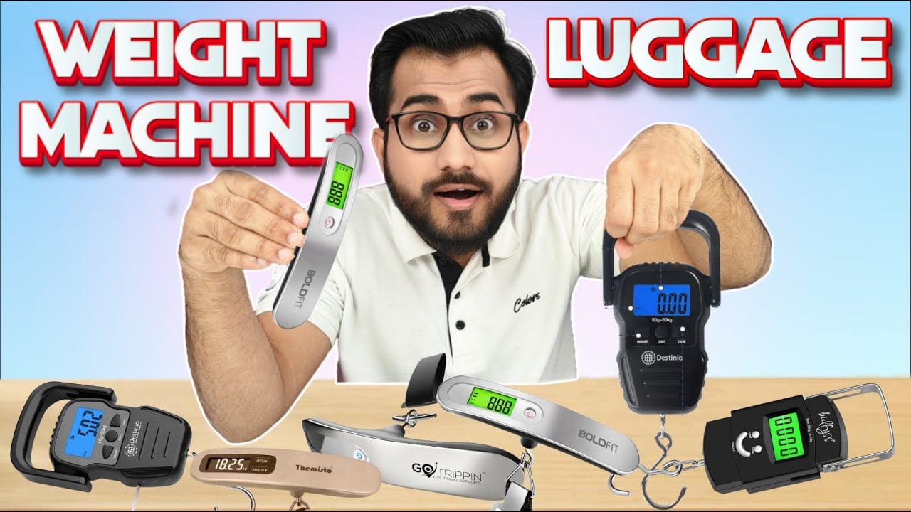 Best Luggage Weight Machine 2025 | Digital Portable Luggage Weight Scale Under 500 to 1000