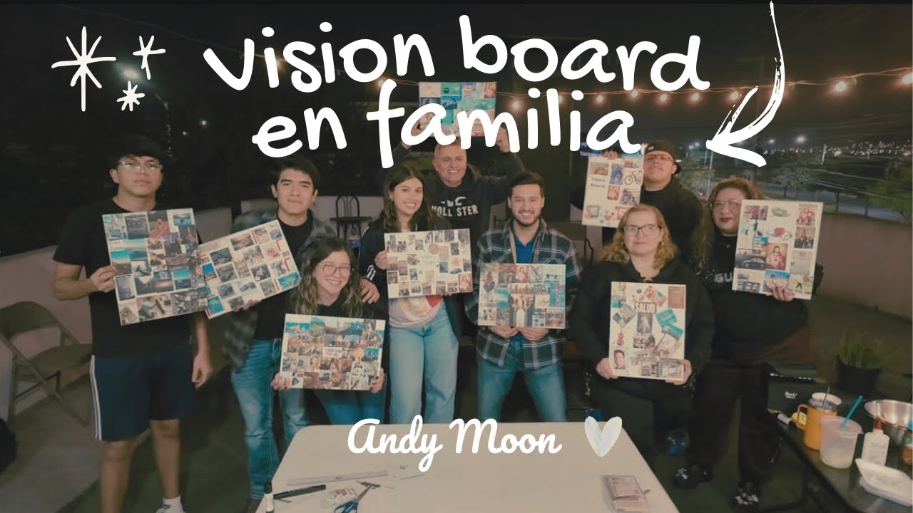 Vision board 2026 en familia 🥹✨ | Vlog #1 | Andy Moon