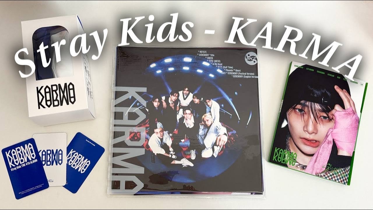 🥇распаковка альбомов Stray Kids - KARMA 🏆(skzoo, limited, accordion ver.) ⚽️ kpop album unboxing 