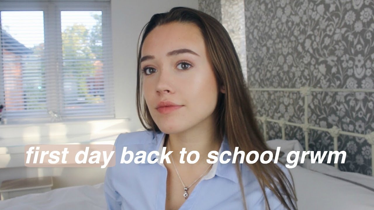 FIRST DAY OF SIXTH FORM GRWM ♡ & GCSEs ADVICE