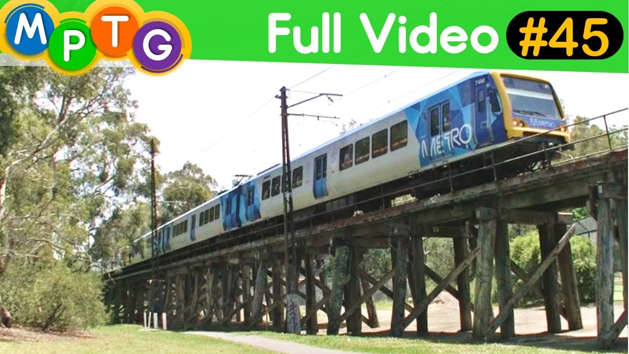 Melbourne's Metro Trains and Trams (Full Video #45)