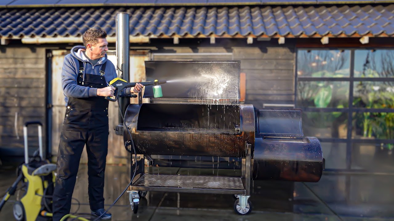 Deep Cleaning my DIRTY offset Smoker | Full Restoration