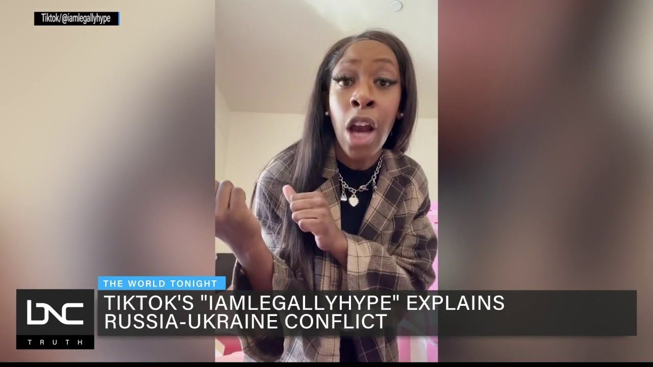 Звезда TikTok стала вирусной после объяснения российско-украинского конфликта.