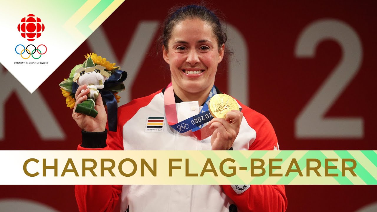 Canadian weightlifter Maude Charron reacts to being named opening ceremony flag-bearer | Paris 2024