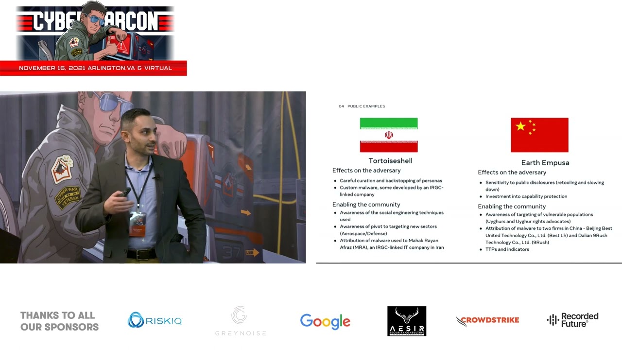 Disrupting Cyber Adversaries: Meta's Approach to Deterrence | CYBERWARCON 2021