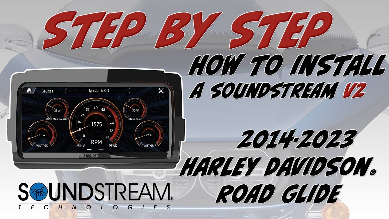 Step by Step - How to Install a Soundstream V2 in a 2014-2023 Harley Davidson® Road Glide