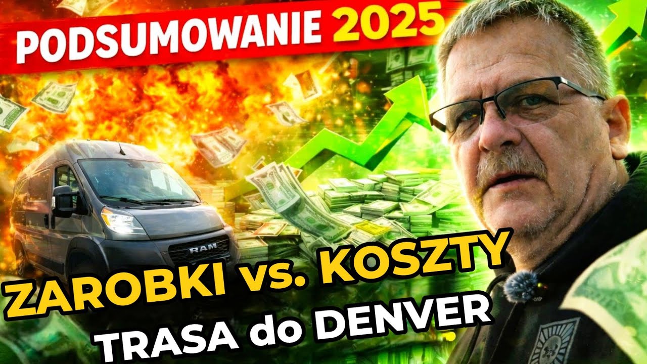 Podsumowanie 2025: Zarobki vs Koszty .Transport w USA | Trasa do Denver