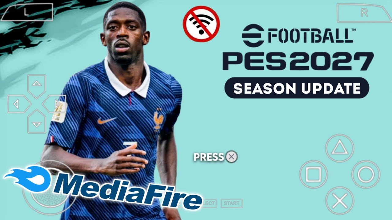 eFootball PES 2026 PPSSPP Android Offline PS5 Camera | Efootball 2027 PSP Full Update & UCL New
