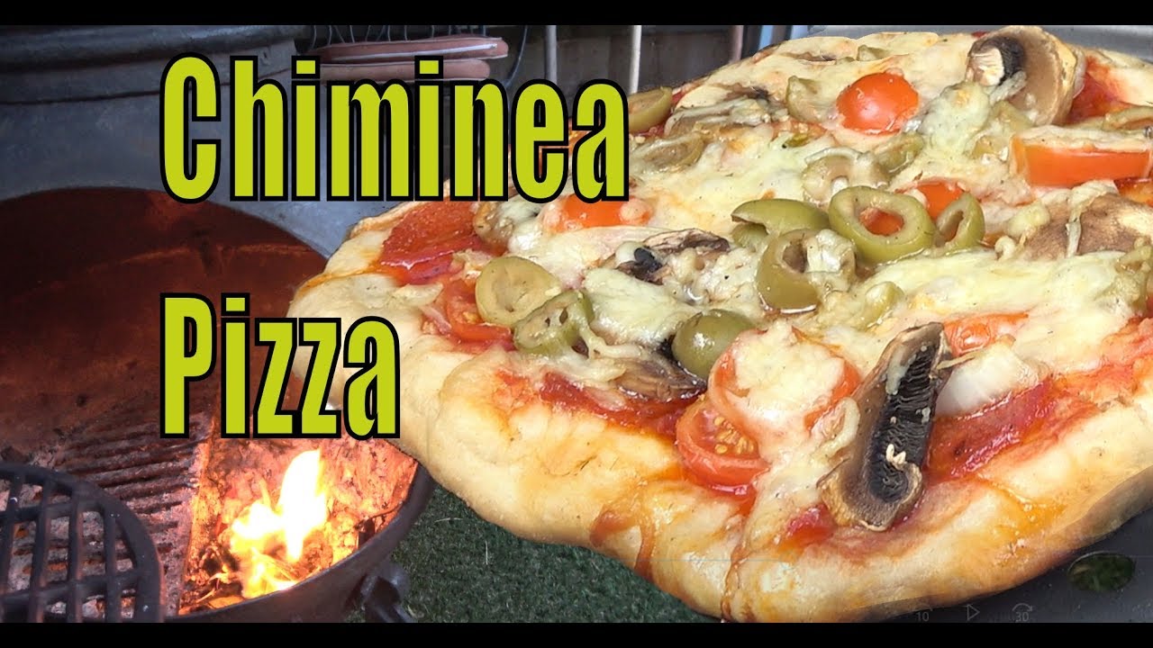 Chiminea Pizza Oven Cooking