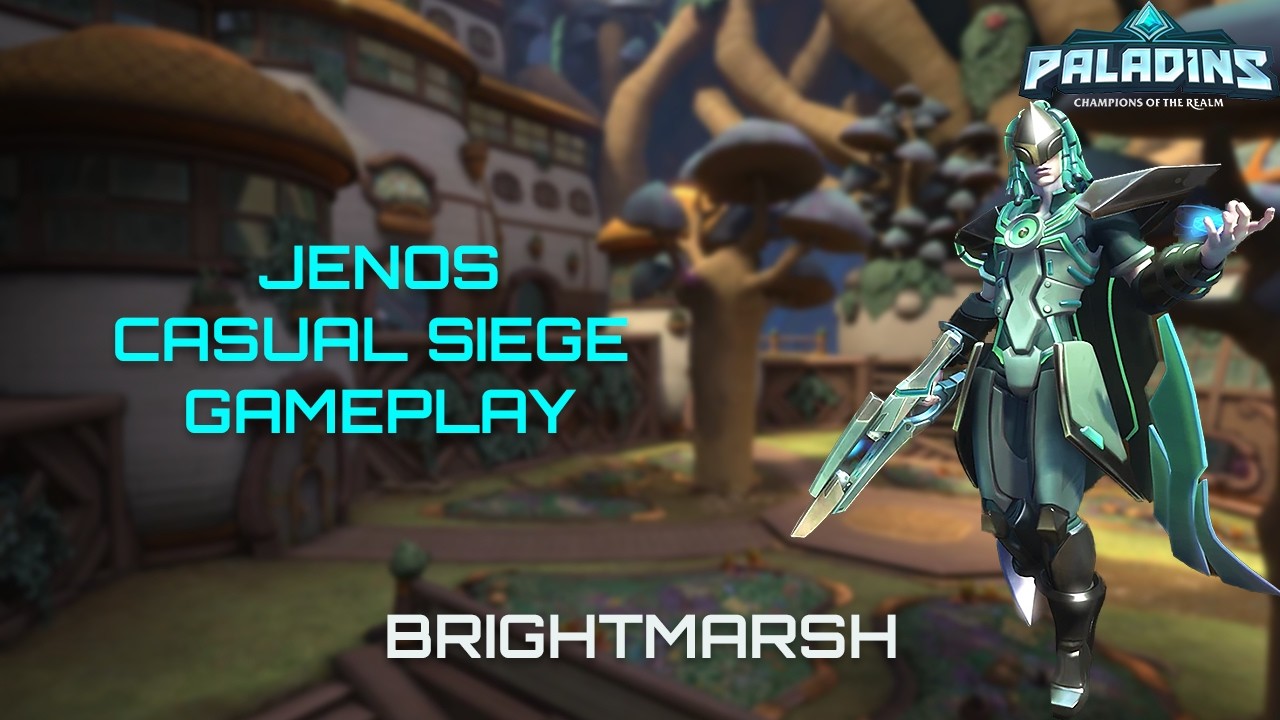 Random Character Select | Jenos on Brightmarsh | Casual Siege | Paladins