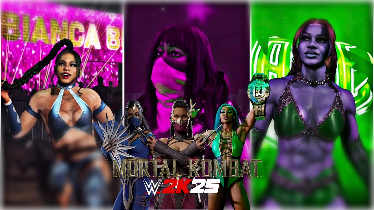 Женщина-ниндзя Mortal Kombat — Китана Белэр, Наомина и Джейд