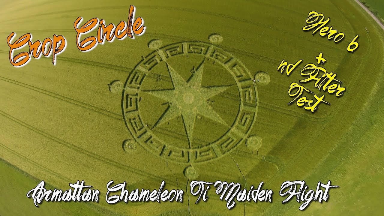 Crop Circle - Maiden Flight with LeDrib 2306 2650kv+Hero6 ND32 Filter Test