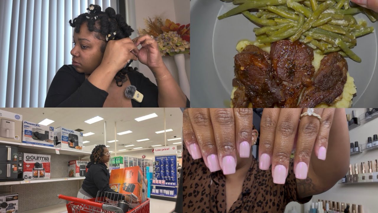 HAPPY NEW YEAR, I’m Back Vlogging | Target | Hair | & Nails 