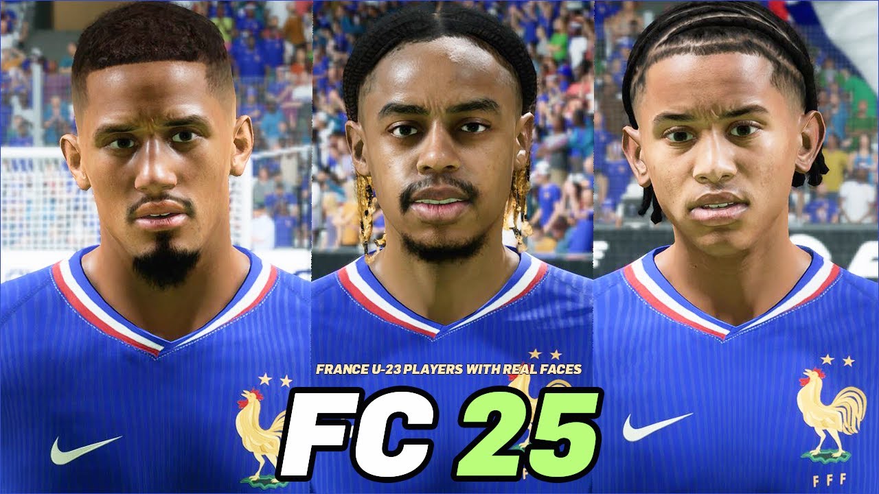 FC 25 | Все игроки сборной Франции до 23 лет с реальными лицами