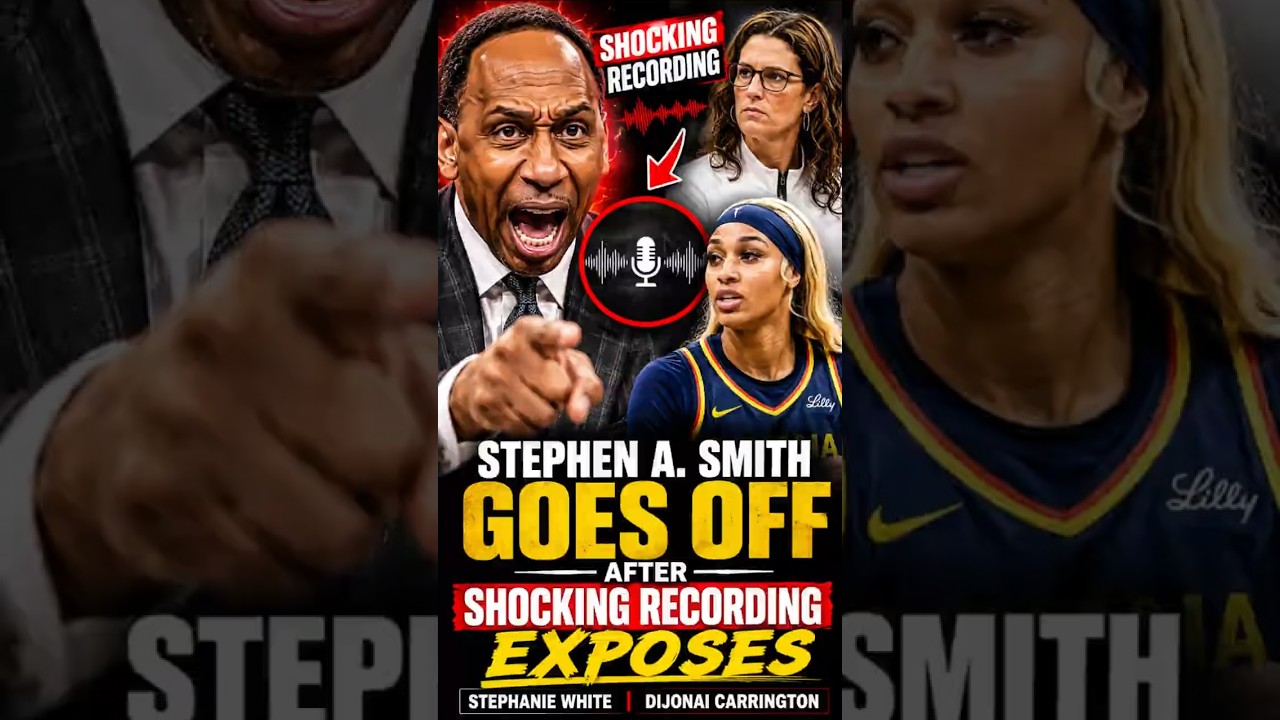 Stephen A  Smith UNLEASHES on Stephanie White After Recording! #caitlinclark
