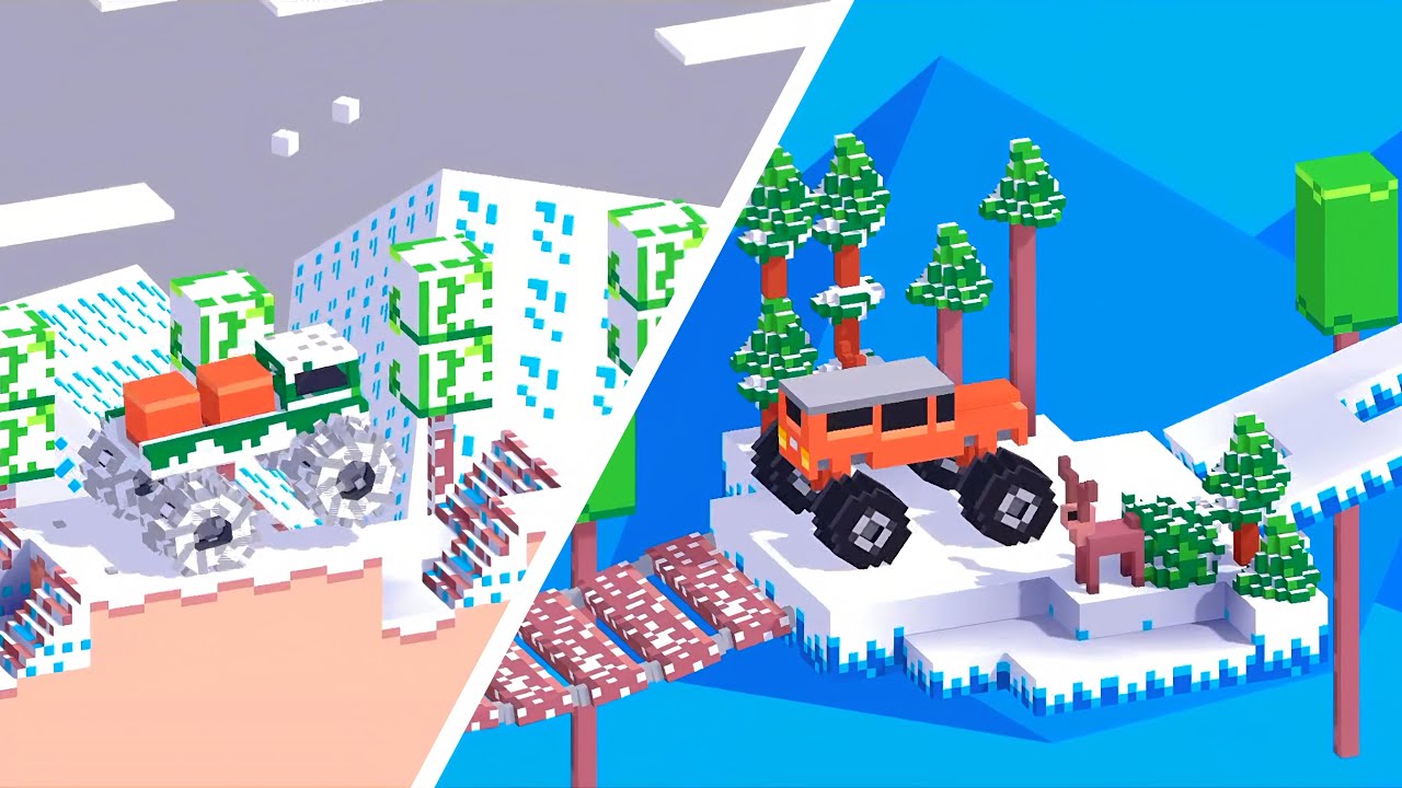 [NEW UPDATE] Drive Mad Winter Gameplay. All New Levels Gameplay Walkthrough,Android, Enjoy EP-No21