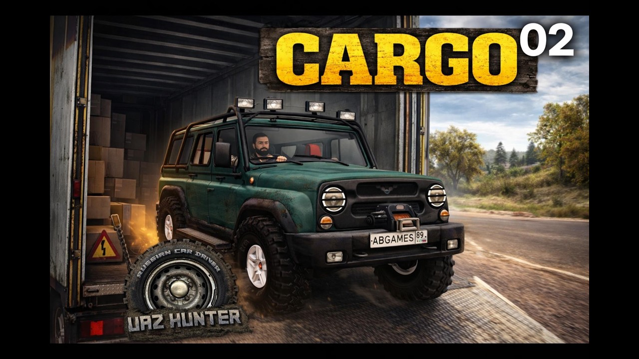 I started a new Cargo Job | Russian Car Driver UAZ Hunter | EP02