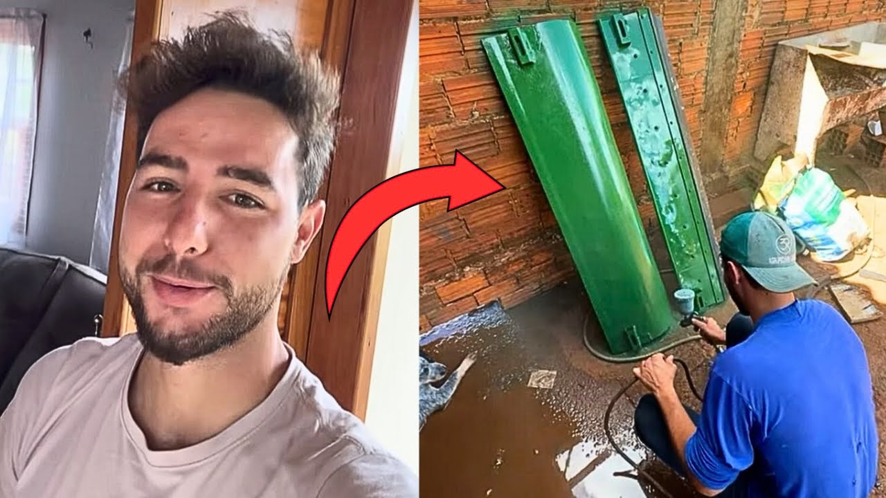 ABIMAEL COMEÇOU A PINTAR AS CHAPAS DA COLHEITADEIRA 😍🔥