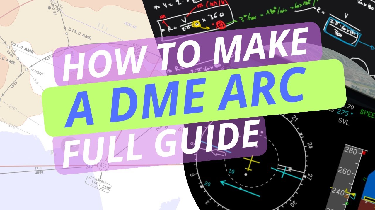 How to make a DME Arc | Step by Step guide | Formulas Explained