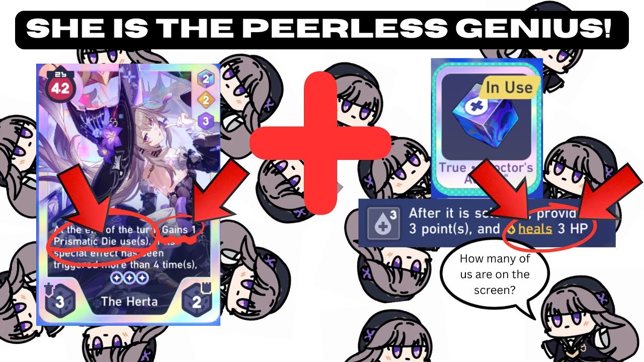 Herta + Healing = Concede! The Herta annoys all with super healing build!