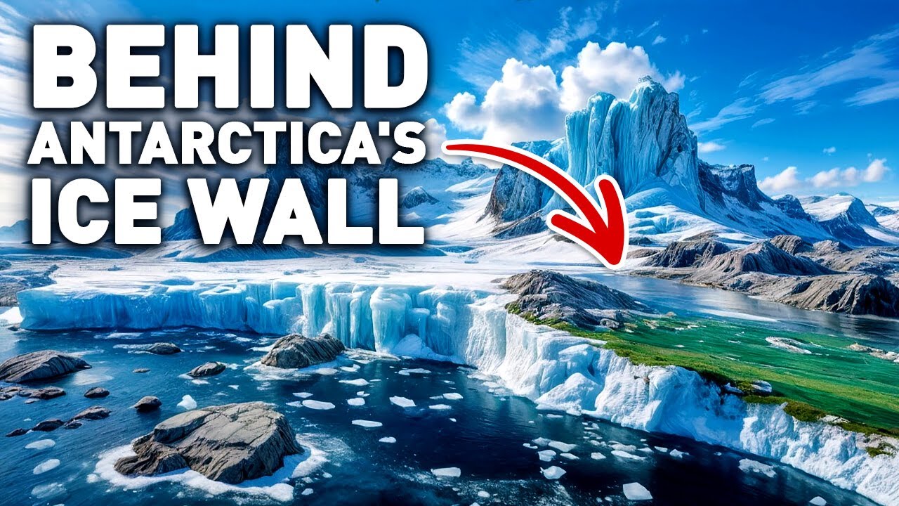 Drone Explores Antarctica's Ice Wall and Uncovers a Stunning Secret