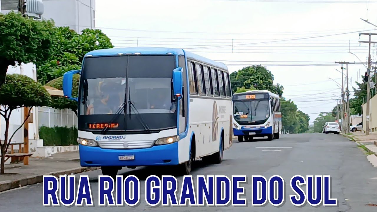 MOVIMENTAÇÃO DE ÔNIBUS #91 Rua Rio Grande do Sul no Centro deTeresina #movimentaçãodeônibus 