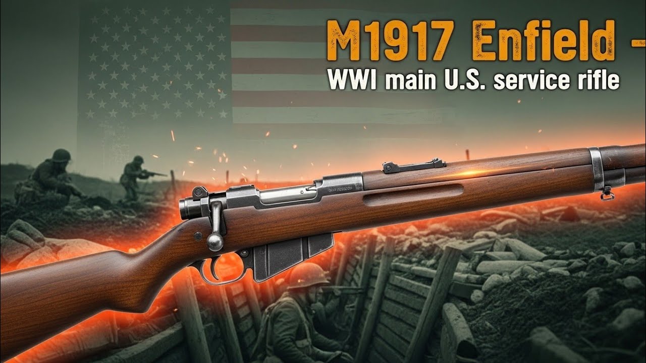 M1917 Enfield – WWI main U.S. service rifle 