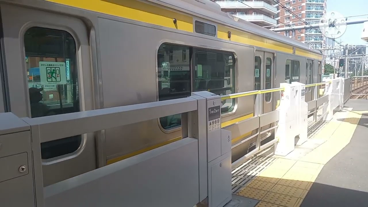 【発車メロディー変更】中央・総武線東中野駅で発着シーンを撮影