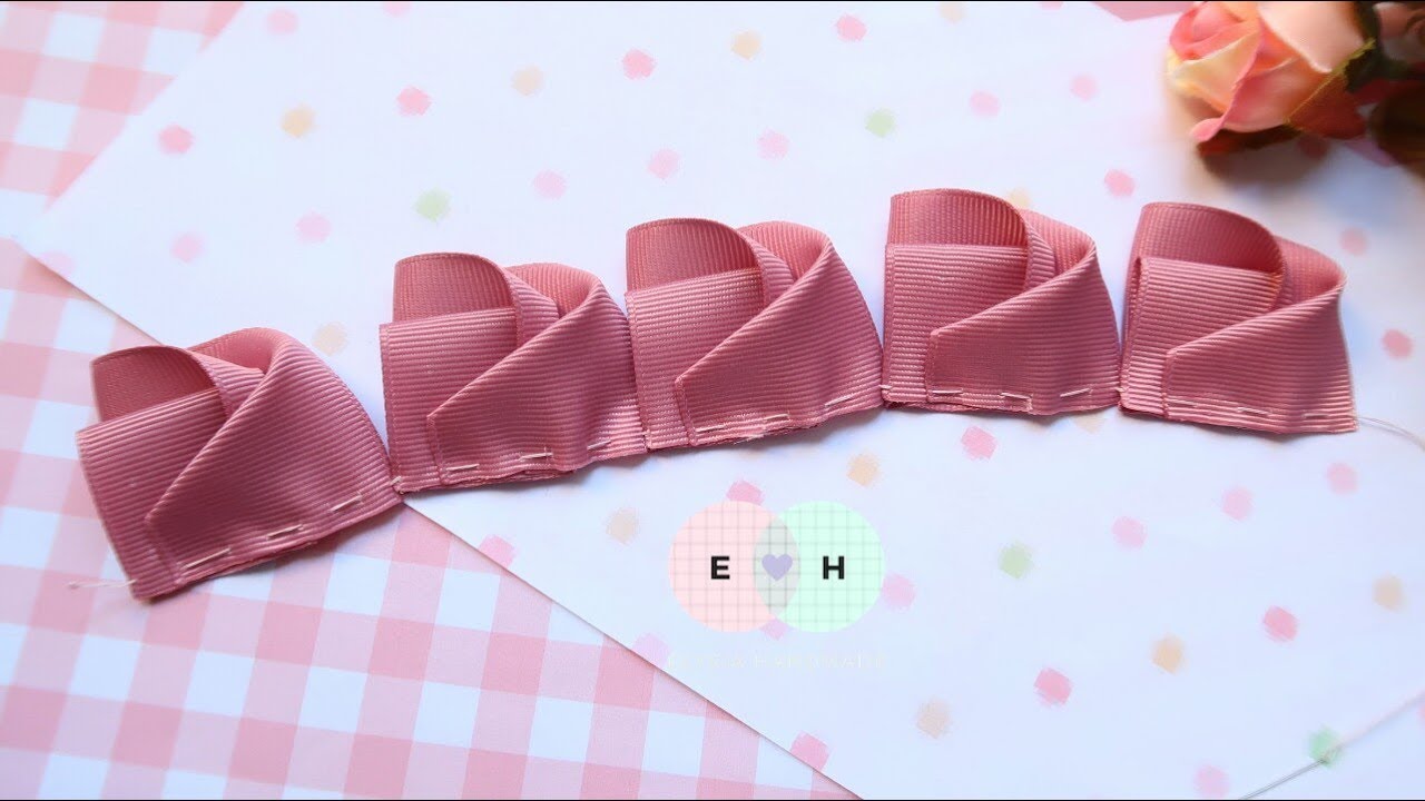 Amazing Ribbon Flower - Hand Embroidery Works - Ribbon Tricks & Easy Making Tutorial #8