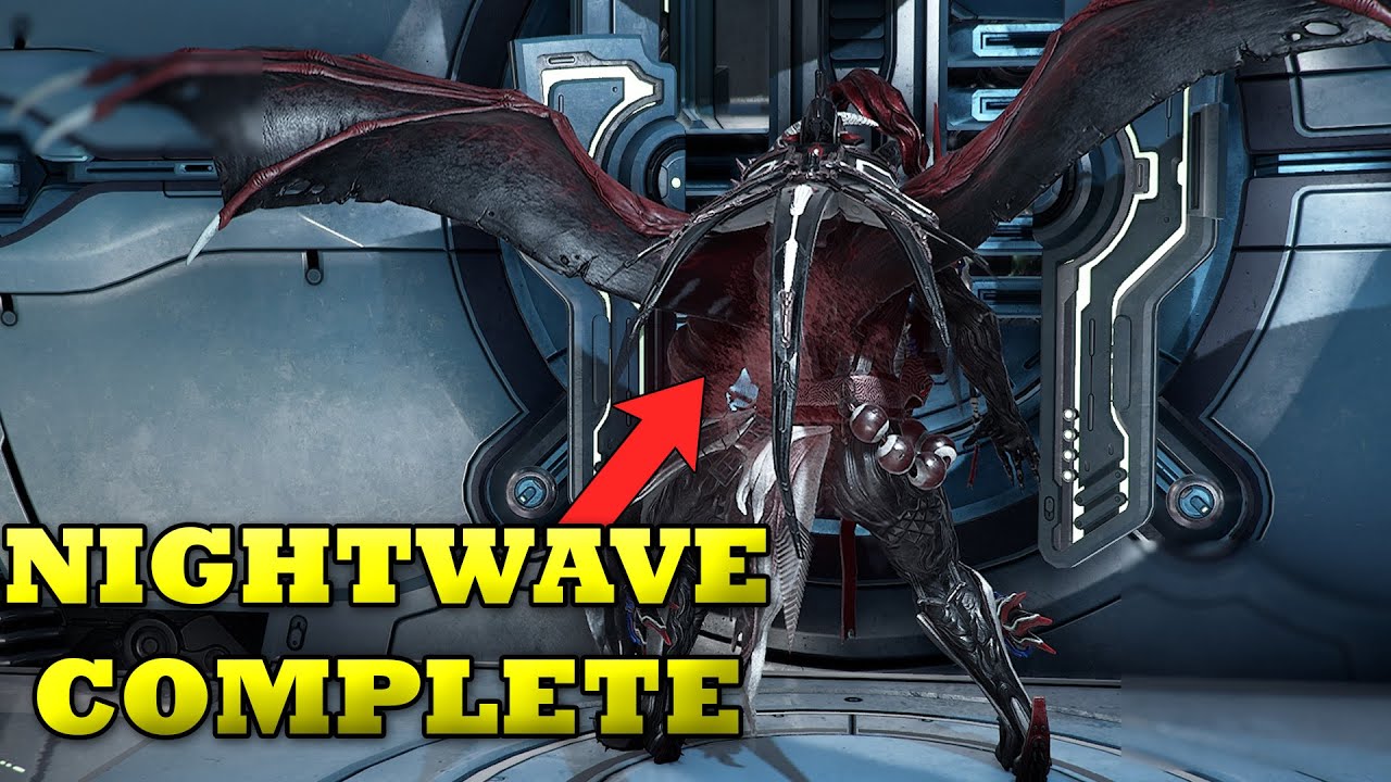 Nightwave Complete! Glacia Syandana Final Warframe Reward!