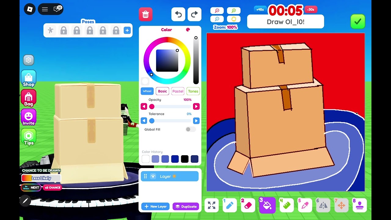 Drawing in game draw  me 🎮 