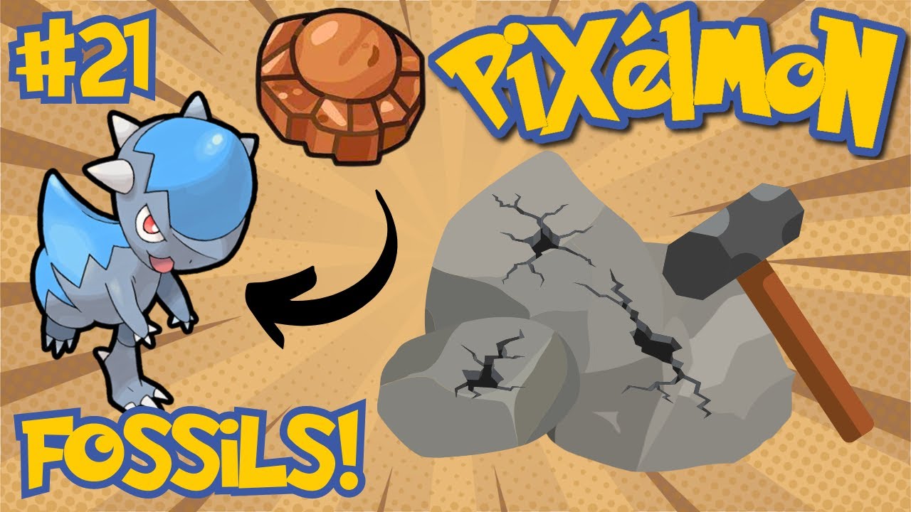 How to Get Fossil Pok&eacute;mon & Using Rock Smash! - Pixelmon Episode 21 | Singleplayer