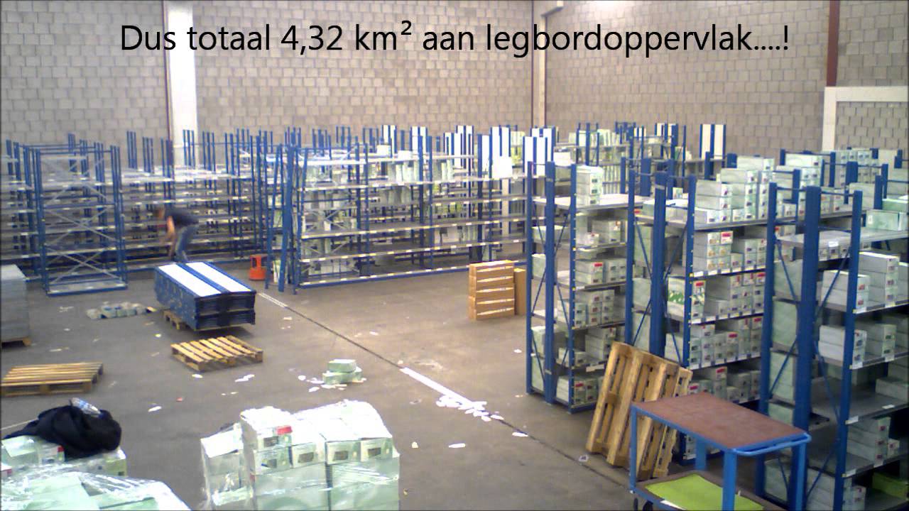 Demontage van een Legbordstelling