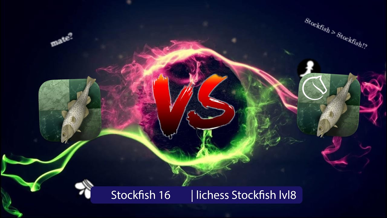 Stockfish 16 (old) VS lichess Stockfish 8 lvl