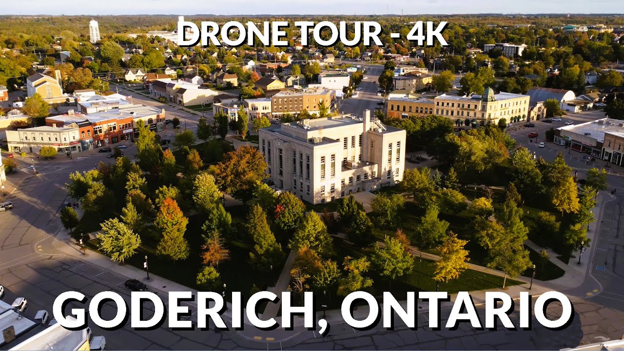 🌊 Soaring Over Goderich, Ontario 🇨🇦 | Stunning 4K Drone Views 🌅✨