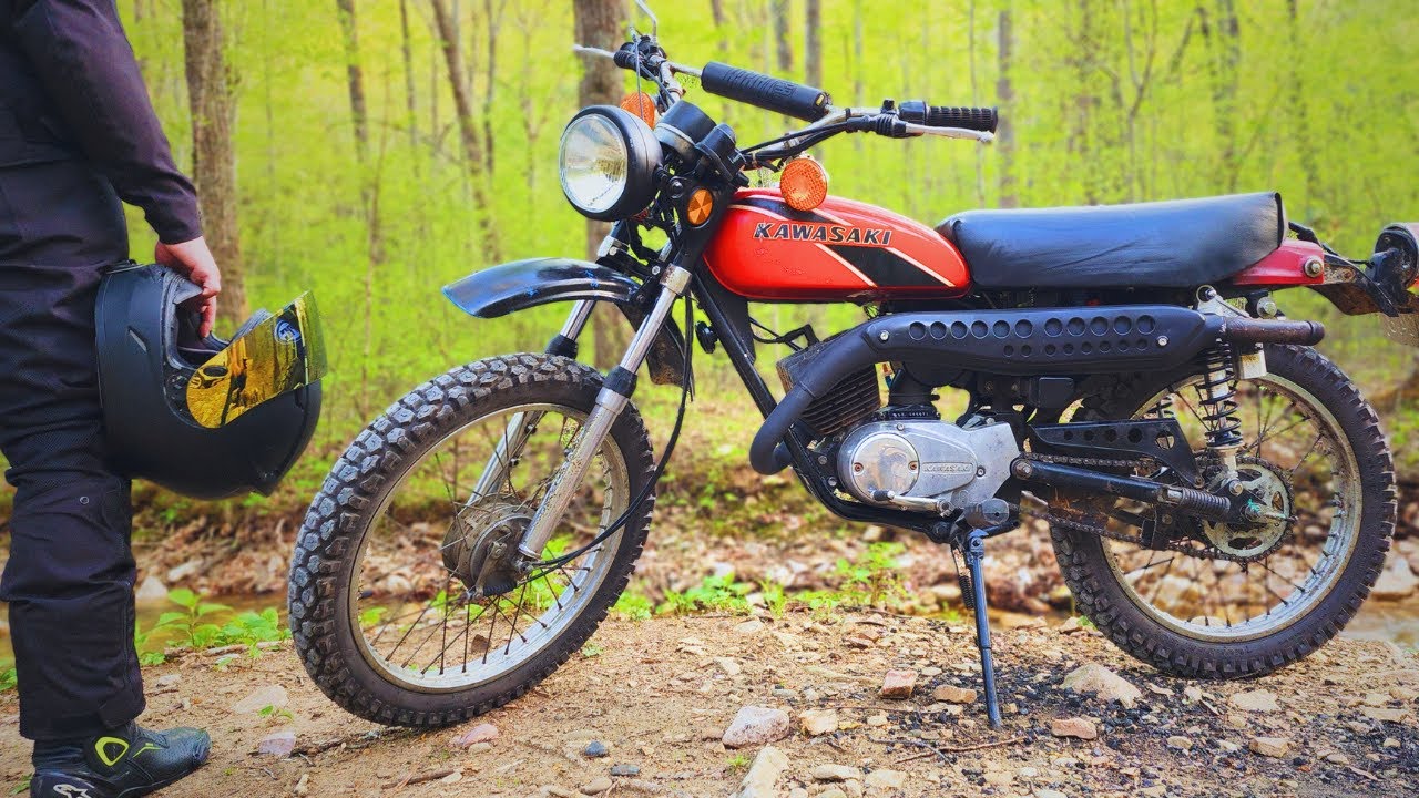 We Rebuilt this Barn Find Kawasaki Two Smoke: 1974 Kawasaki G5 100