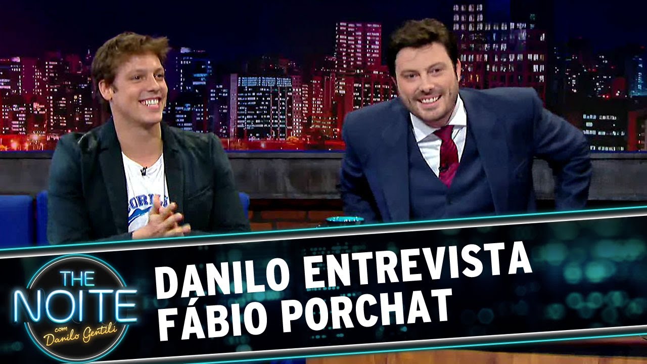 Fábio Porchat é o primeiro entrevistado de Danilo no The Noite