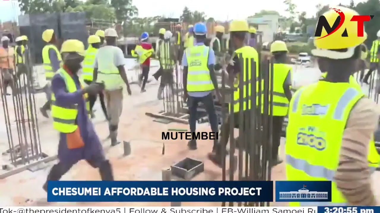 WATCH PRES RUTO LAUNCHING CHESUMEI AFFORDABLE HOUSING PROJECT