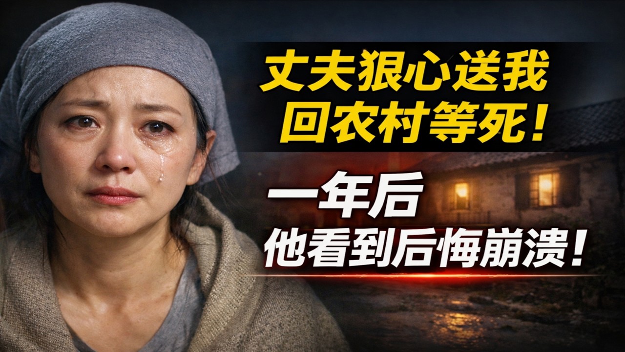妻子只剩2个月，狠心丈夫将她送回农村等死。一年后，他回来彻底傻眼