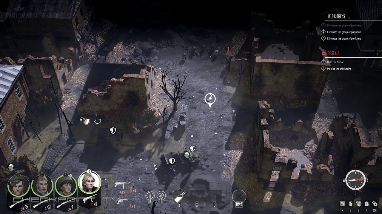 Partisans 1941 #03 Urban Rubble Combat - WW2 RTS Gameplay 60 FPS