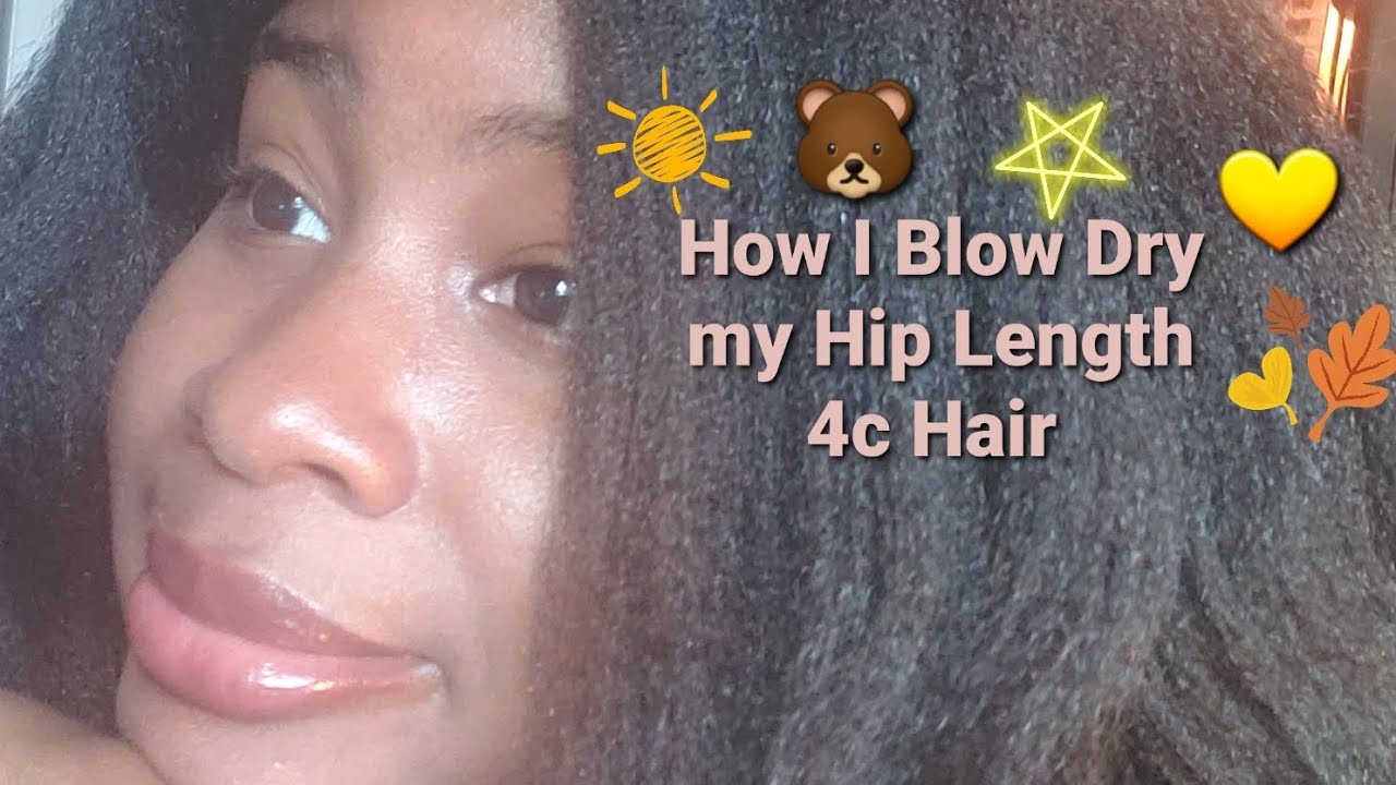 How to Blow dry hair with no combs or brushes- A modified tension method 💛🍁