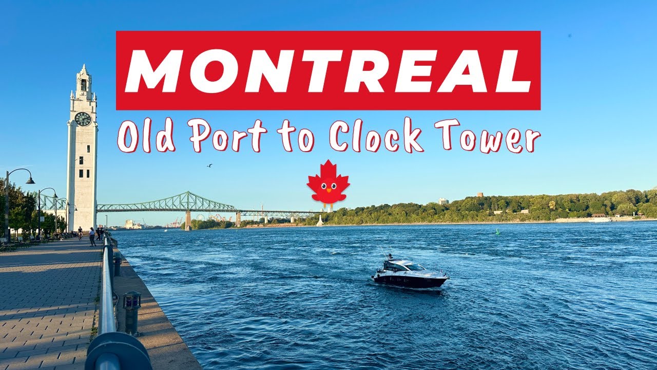 Old Montreal Walking Tour | Cozy Streets & Old Port Waterfront to the Clock Tower